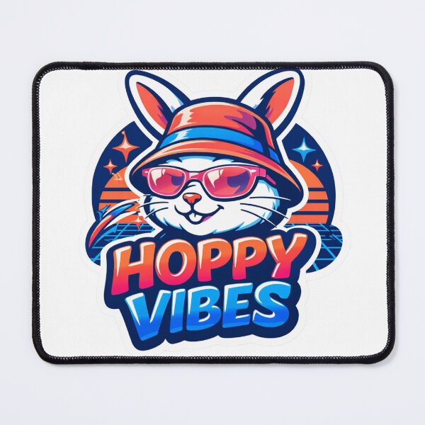 Item preview, Hoppy Vibes Bunny designed and sold by craftedd.