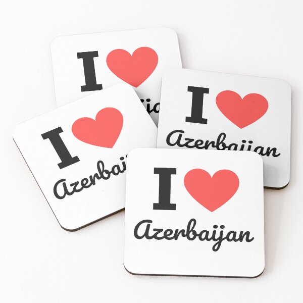 Item preview, I Love Azerbaijan | National Pride Typography | Culture, Heritage & Travel Design designed and sold by PaintedPixels01.