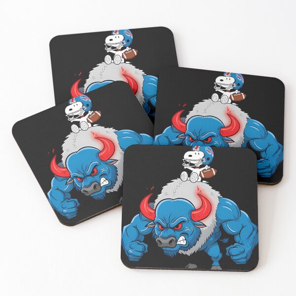 Item preview, Buffalo And Snoopy Bills Football designed and sold by StaticWaave.