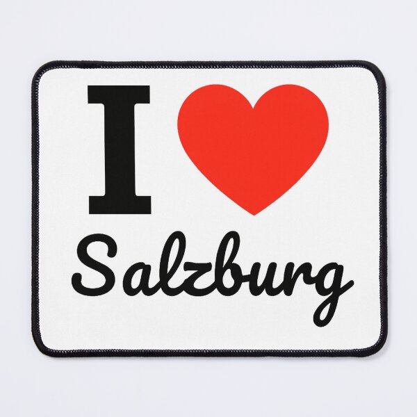 Item preview, I Love Salzburg | Austrian City Typography | Culture, Music & Alpine Charm Design designed and sold by PaintedPixels01.