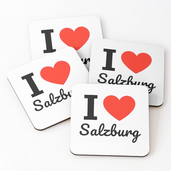 Item preview, I Love Salzburg | Austrian City Typography | Culture, Music & Alpine Charm Design designed and sold by PaintedPixels01.