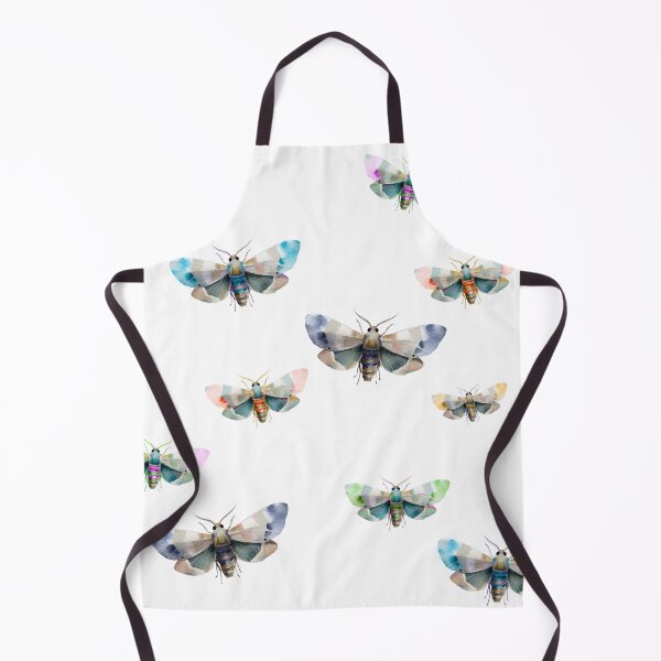 Item preview, Colorful Moths Flock designed and sold by AnimaliaStar.