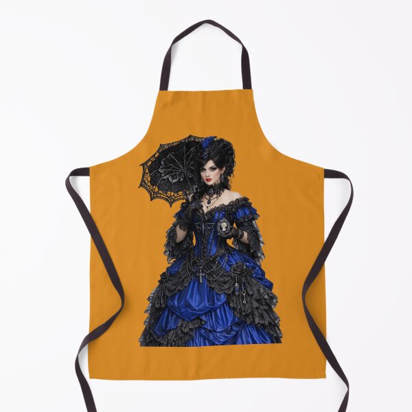 Item preview, Victorian Gothic Lady Cobalt Blue Aesthetic Gift designed and sold by vampbabe54.