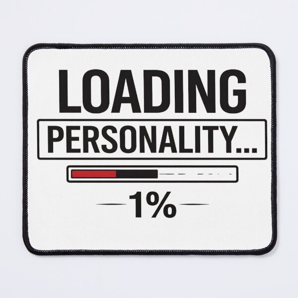 Item preview, Loading Personality 1% Funny Minimal Typography Design designed and sold by Echo-Draw.