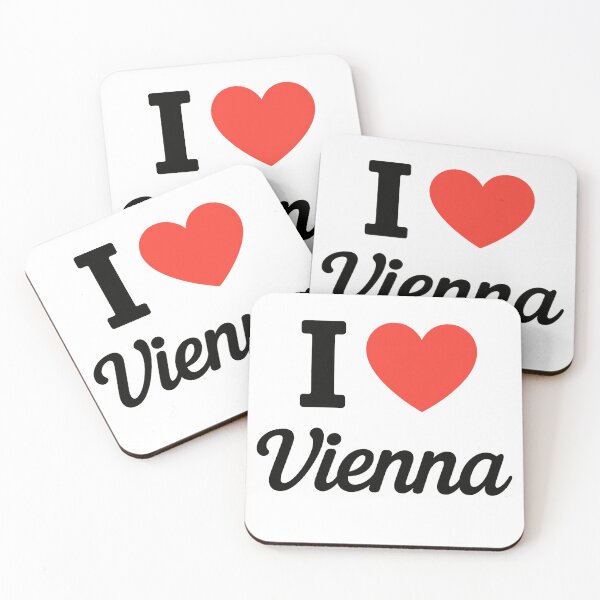 Item preview, I Love Vienna | Austrian Capital Typography | Culture, Music & Historic City Design designed and sold by PaintedPixels01.