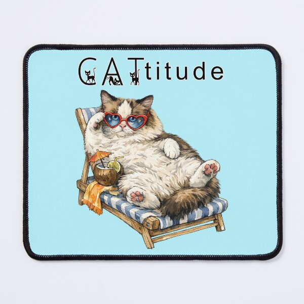 Item preview, Ragdoll Cat With CATtitude designed and sold by Lion and Lamb Design.