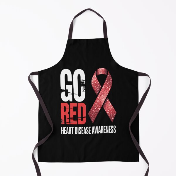 Item preview, Go Red Heart Disease Awareness We Wear Red In February designed and sold by IdunayaStore.