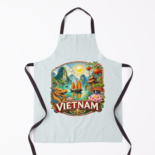 Item preview, Vietnam - Ha Long Bay, Pagoda designed and sold by Myra365Art.