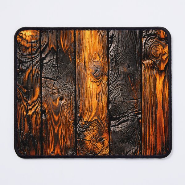 Item preview, Burnt Wood Texture Rustic Charred Timber Plank Pattern for Modern Decor designed and sold by Kaleidoscope Print.