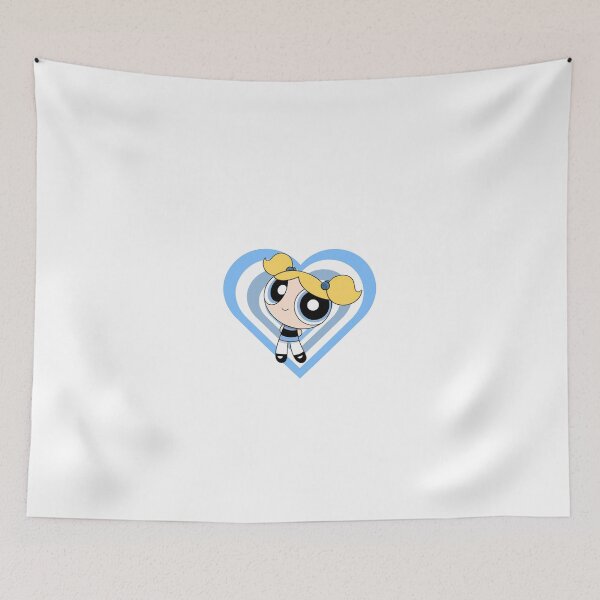 Item preview, Bubbles Blue Heart Aesthetic Retro Design designed and sold by SweetFury.