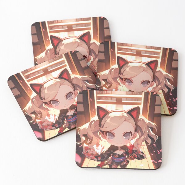 Item preview, Ann Takamaki Persona 5 Sakura Kimono Chibi designed and sold by TanglenRabbit.