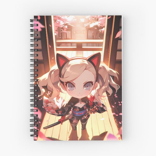 Item preview, Ann Takamaki Persona 5 Sakura Kimono Chibi designed and sold by TanglenRabbit.