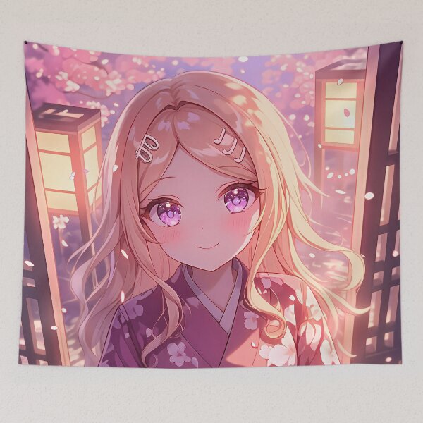 Item preview, Kaede Akamatsu Danganronpa Chibi Lantern Sakura designed and sold by TanglenRabbit.