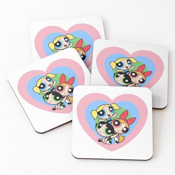 Item preview, Powerpuff Girls Heart Hug Trio Design designed and sold by SweetFury.