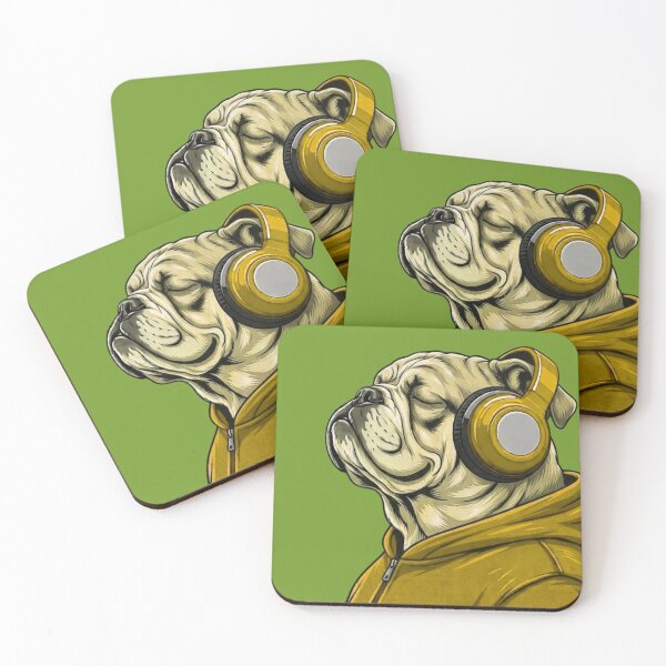 Item preview, Chill Bulldog Vibes - Lo-Fi Hip Hop Aesthetic Dog designed and sold by M.Store.