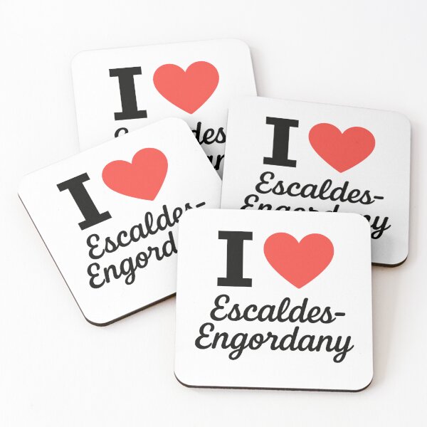 Item preview, I Love Escaldes-Engordany | Andorra City Typography | Culture, Mountains & Urban Charm Design designed and sold by PaintedPixels01.