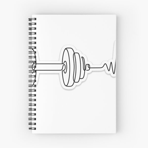 Artikelvorschau, Gym Heartbeat – Minimalistischer Fitness-Sticker entworfen und verkauft von Elefa30.