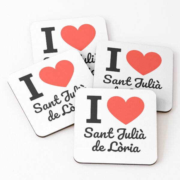 Item preview, I Love Sant Julià de Lòria | Andorra Town Typography | Culture, Mountains & Local Charm Design designed and sold by PaintedPixels01.