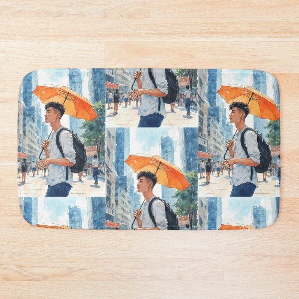 Item preview, Using an umbrella to protect yourself. designed and sold by Whose-sweat.