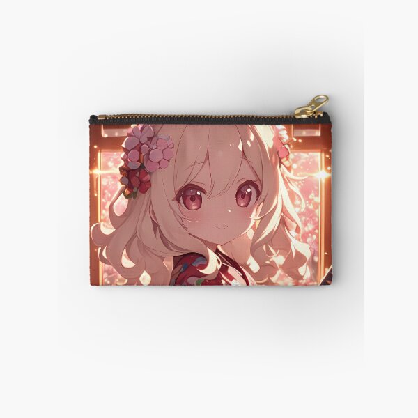 Item preview, Ais Wallenstein Danmachi Chibi Sakura Sunset Calm designed and sold by TanglenRabbit.