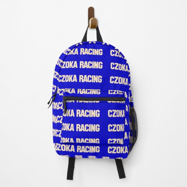 Item preview, Czoka Racing Off White Text Blue Background Bumper Sticker designed and sold by Martin Czoka.