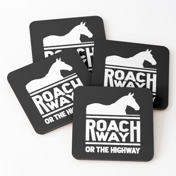 Item preview, Roach Way or the Highway Witcher - Funny Geralt Gamer Quote sign (Version 2 - white text) designed and sold by SlightlyUnreal.