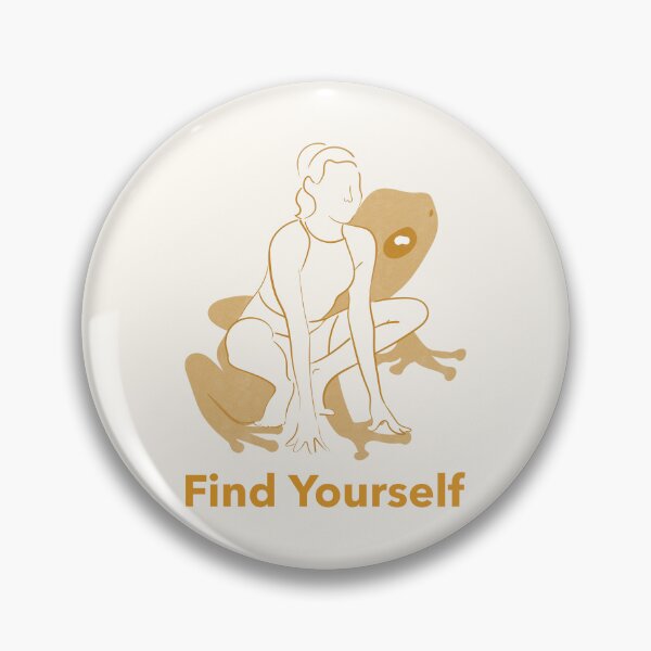 Item preview, Find Yourself Frog Yoga Pose – Zen Mandukasana Spirit Animal Art designed and sold by WellspringXflow.