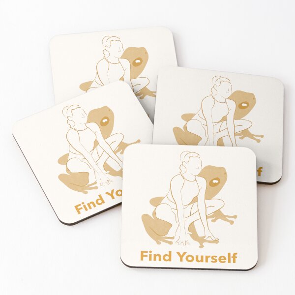 Item preview, Find Yourself Frog Yoga Pose – Zen Mandukasana Spirit Animal Art designed and sold by WellspringXflow.