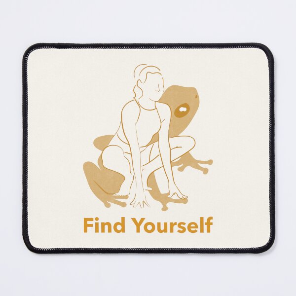 Item preview, Find Yourself Frog Yoga Pose – Zen Mandukasana Spirit Animal Art designed and sold by WellspringXflow.