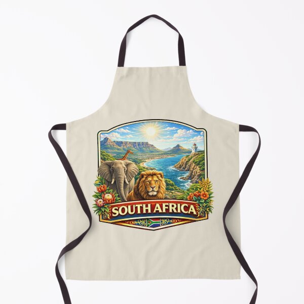 Item preview, South Africa - Table Mountain, Safari Wildlife designed and sold by Myra365Art.