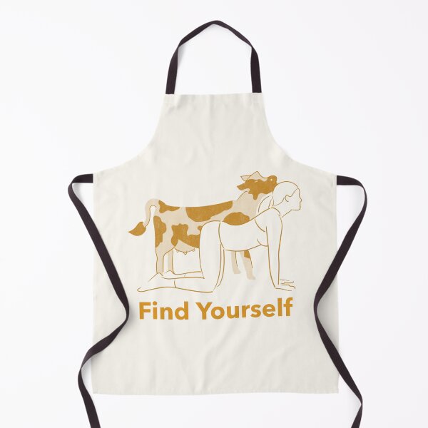 Item preview, Find Yourself Cow Yoga Pose – Bitilasana Zen Animal Spirit Design designed and sold by WellspringXflow.