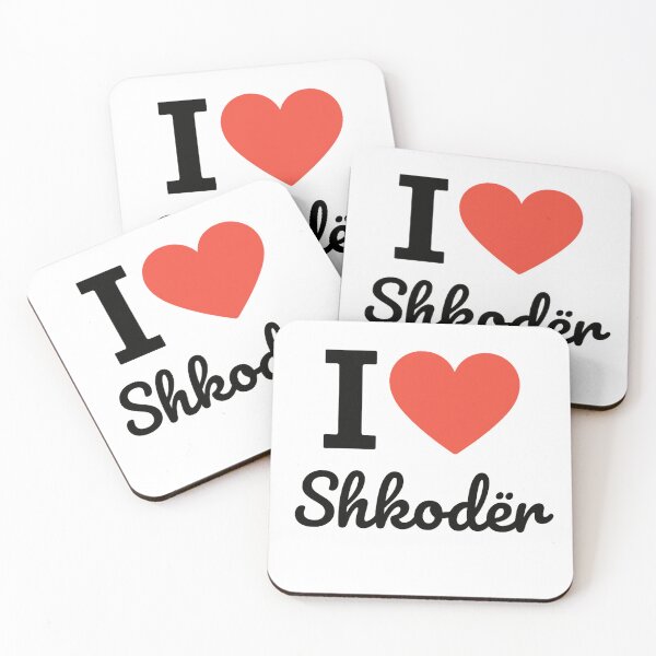 Item preview, I Love Shkodër | Albanian City Typography | Culture, History & Urban Charm Design designed and sold by PaintedPixels01.