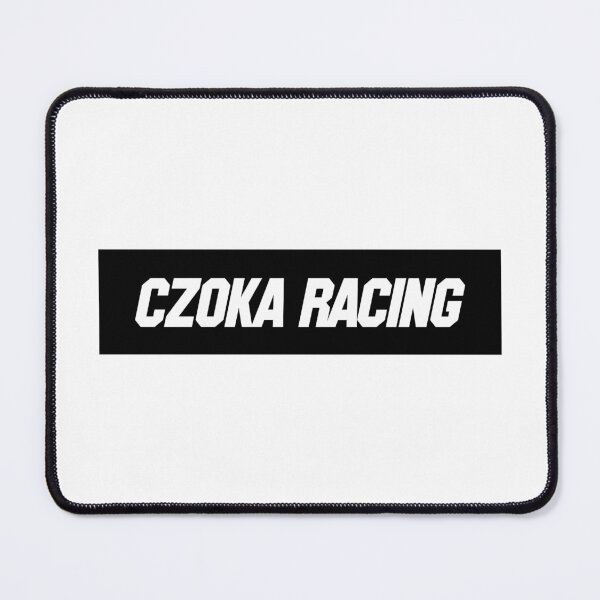 Item preview, Czoka Racing Italic White Text Black Background Bumper Sticker designed and sold by Martin Czoka.