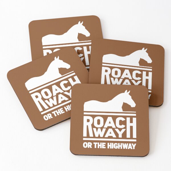 Item preview, Roach Way or the Highway Witcher - Funny Geralt Gamer Quote sign (Version 2 - brown bg) designed and sold by SlightlyUnreal.