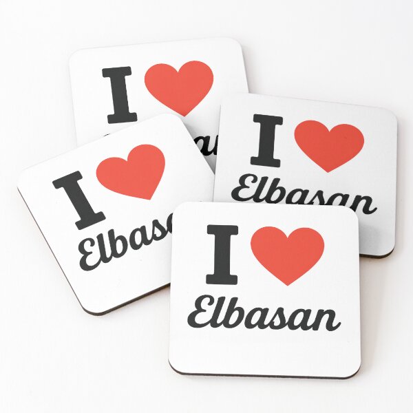 Item preview, I Love Elbasan | Albanian City Typography | Culture, History & Urban Pride Design designed and sold by PaintedPixels01.