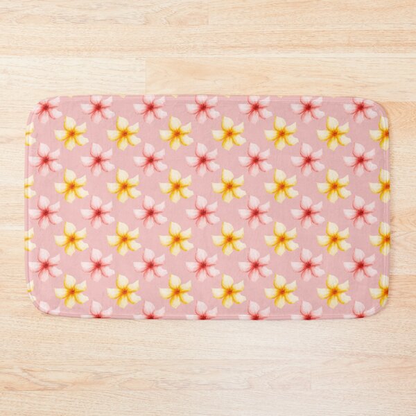 Item preview, Pastel Pink and Yellow Floral Scarf — Pink Watercolor Flower Bandana & Lightweight Neck Scarf designed and sold by FestivityFinds.