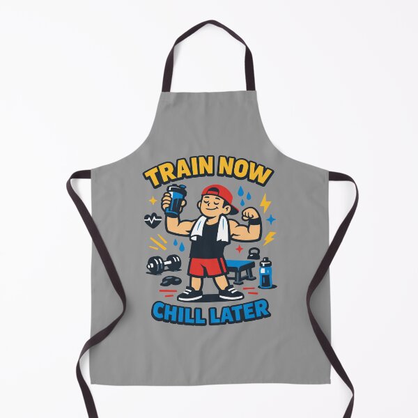 Item preview, Train Now Chill Later Gym Motivation designed and sold by entinta2.