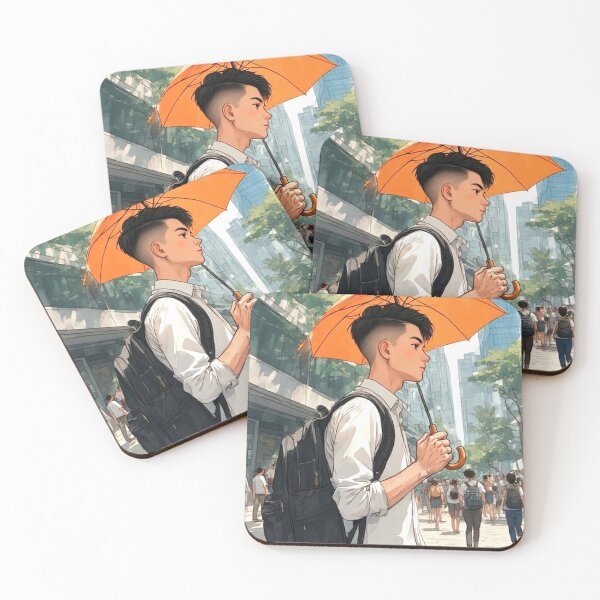Item preview, Using an umbrella to protect yourself. designed and sold by Whose-sweat.