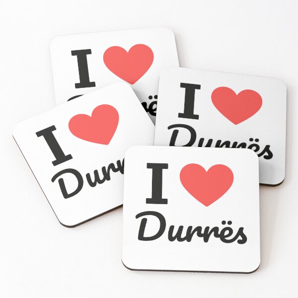 Item preview, I Love Durrës | Albanian Coastal City Typography | History, Sea & Urban Charm Design designed and sold by PaintedPixels01.