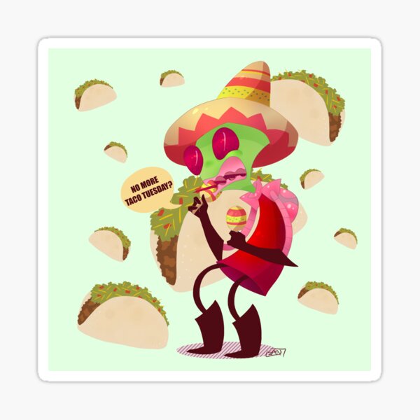 Taco Tuesday Sticker
