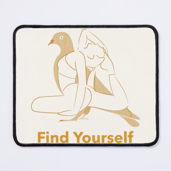 Item preview, Find Yourself Dove Yoga Pose – Kapotasana Peace and Devotion Art designed and sold by WellspringXflow.
