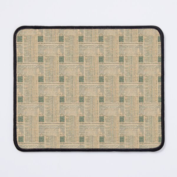 Item preview, Sage Green White Terra Cotta Cream Basket Weave Pattern designed and sold by burbankdesigns.