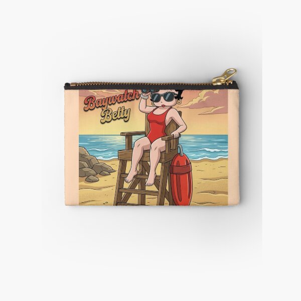 Item preview, Baywatch Betty Retro Lifeguard Cartoon Art designed and sold by KabronX.