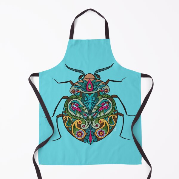 Item preview, Paisley Jewel Beetle - Boho Nature Illustration designed and sold by BHDigitalArt.