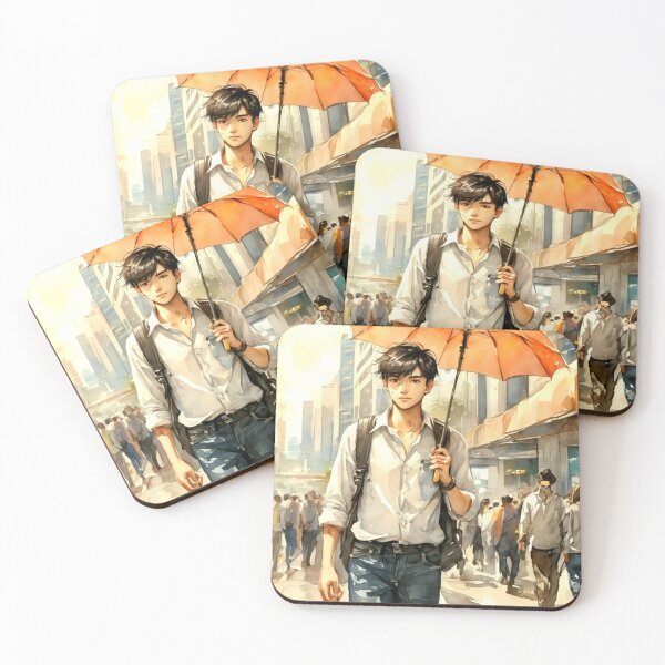 Item preview, Using an umbrella to protect yourself. designed and sold by Whose-sweat.