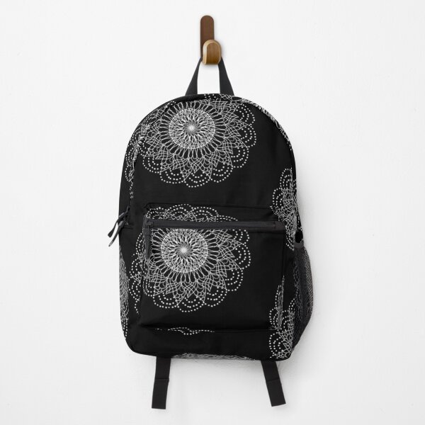 Item preview, White circular detailed mandala artstry designed and sold by NivyasArtistry.