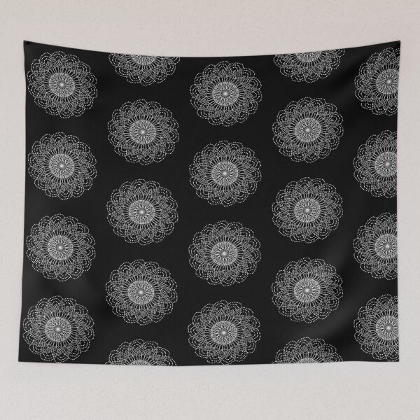 Item preview, White circular detailed mandala artstry  designed and sold by NivyasArtistry.