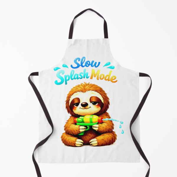 Item preview, Slow Splash Sloth Songkran Funny Shirt designed and sold by Thai Vibe Studio.
