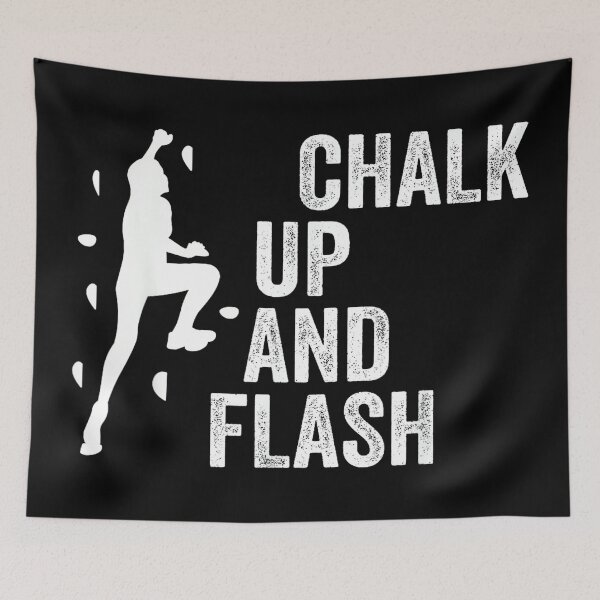 Item preview, Boulderer Chalk Up And Flash Bouldering designed and sold by JoyJRamos.