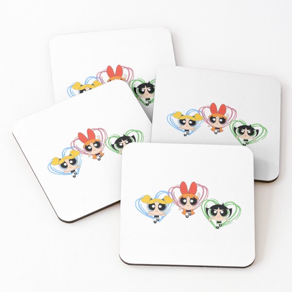 Item preview, Powerpuff Girls Trio Aesthetic Heart Design designed and sold by SweetFury.